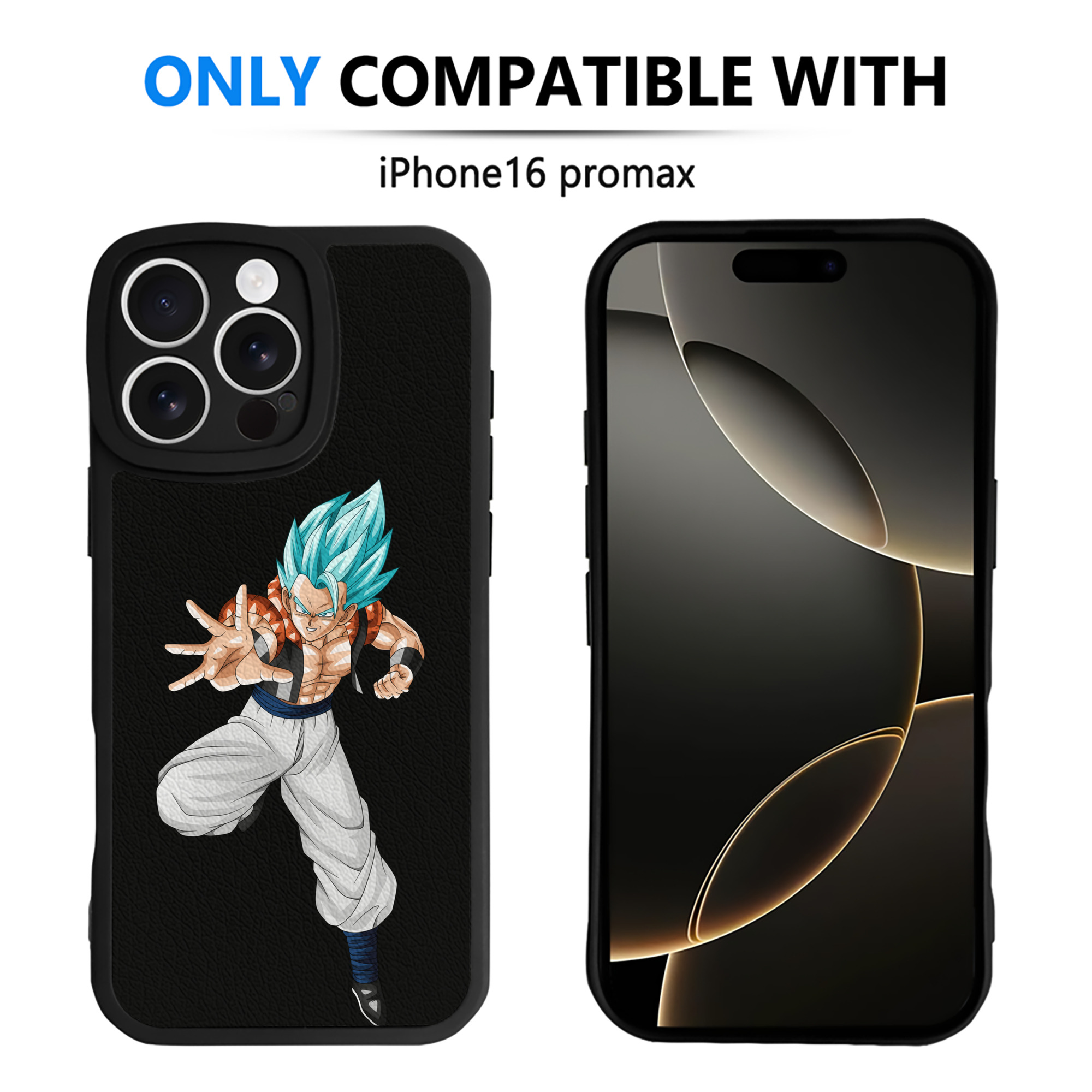 （画像用） ドラゴンボール ベジータ四世（Bejīta Yonsei）DRAGON BALL Vegeta IV 【iPhone 16シリーズ対応】シリコンスマホケース（レザー調） 材質：シリコン